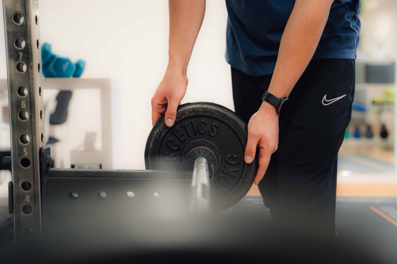 Krafttraining mit Hantelscheiben