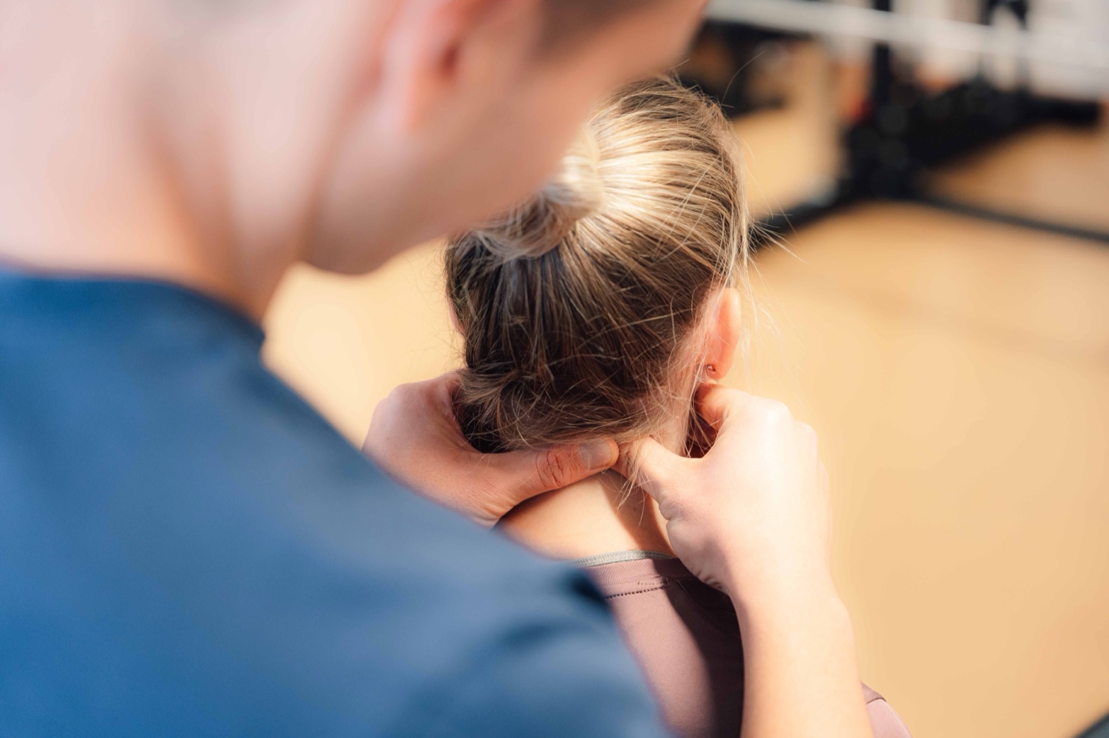 Behandlung der Nackenmuskulatur